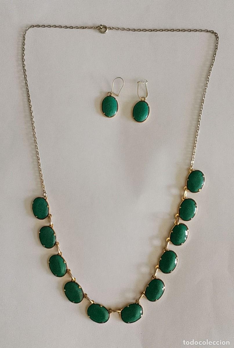 Joyeria: CONJUNTO DE COLLAR Y PENDIENTES