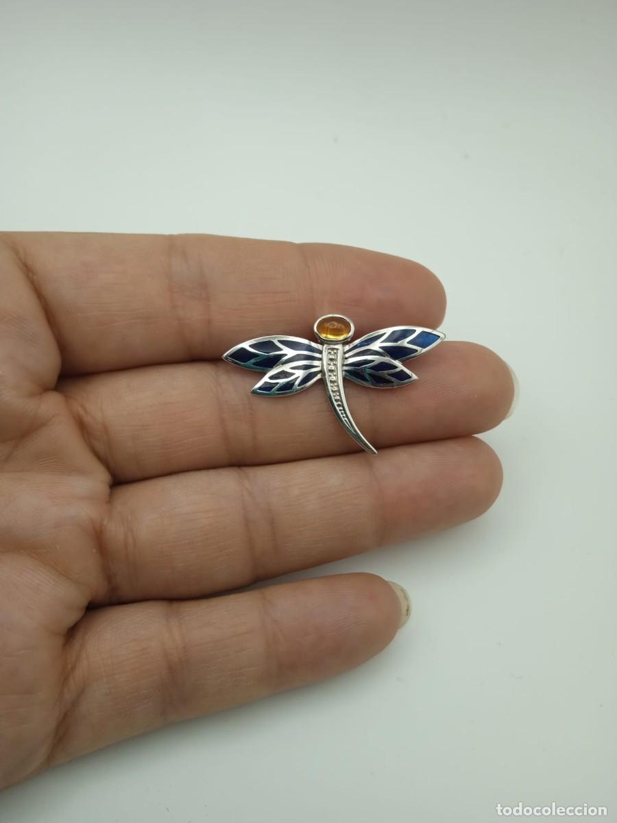Joyeria: BROCHE LIBELULA DE ORO BLANCO - Foto 8
