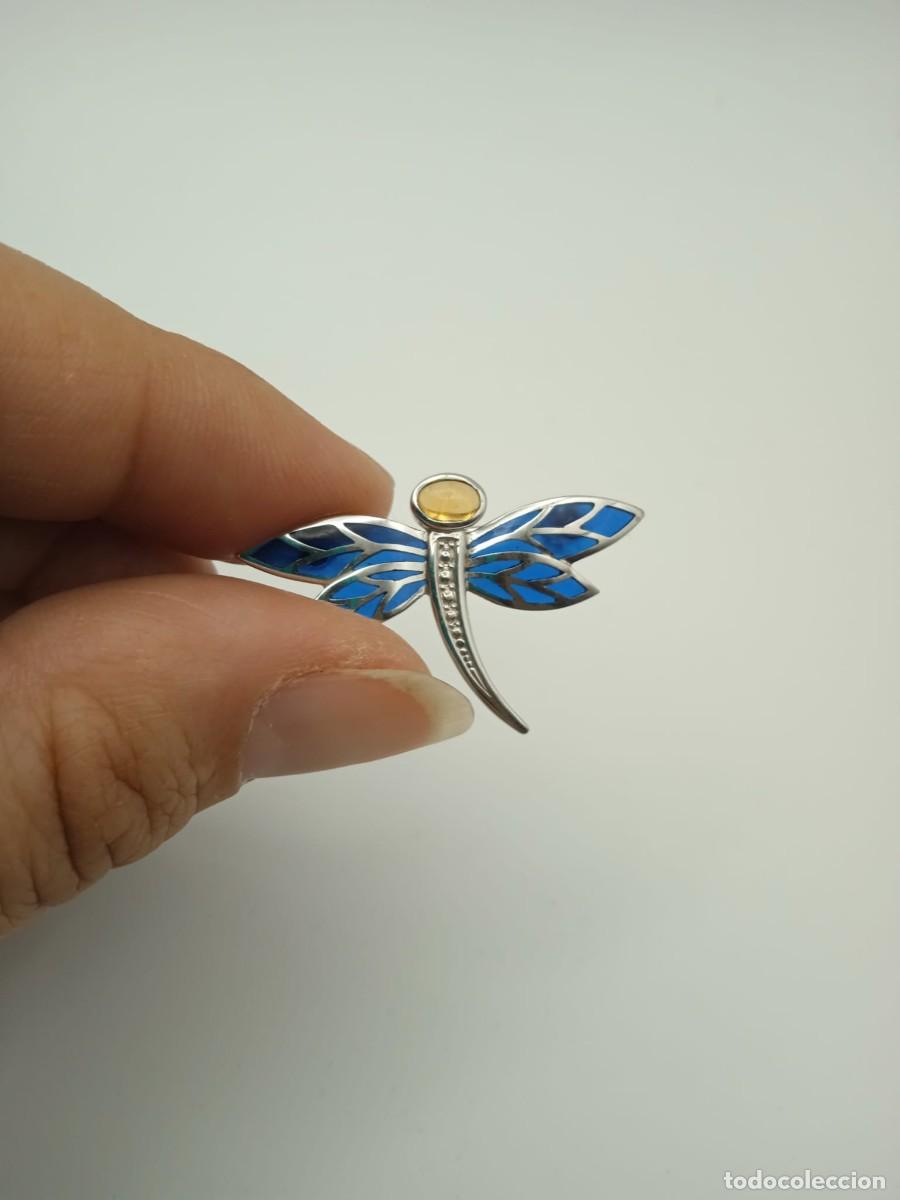 Joyeria: BROCHE LIBELULA DE ORO BLANCO - Foto 6