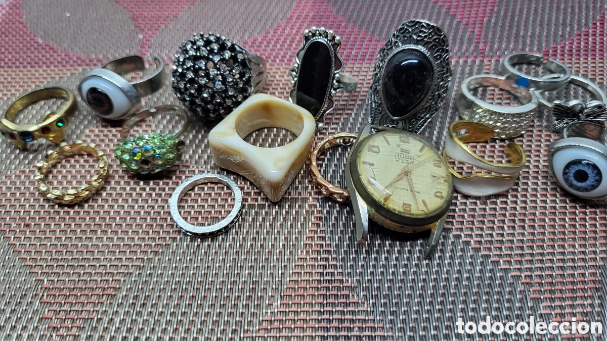 Joyeria: Lote varios anillos usados