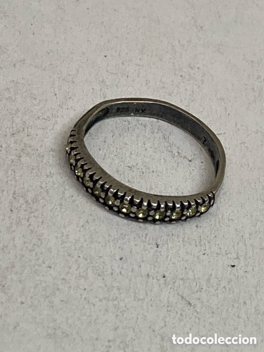 Joyeria: Anillo de plata engastado S459