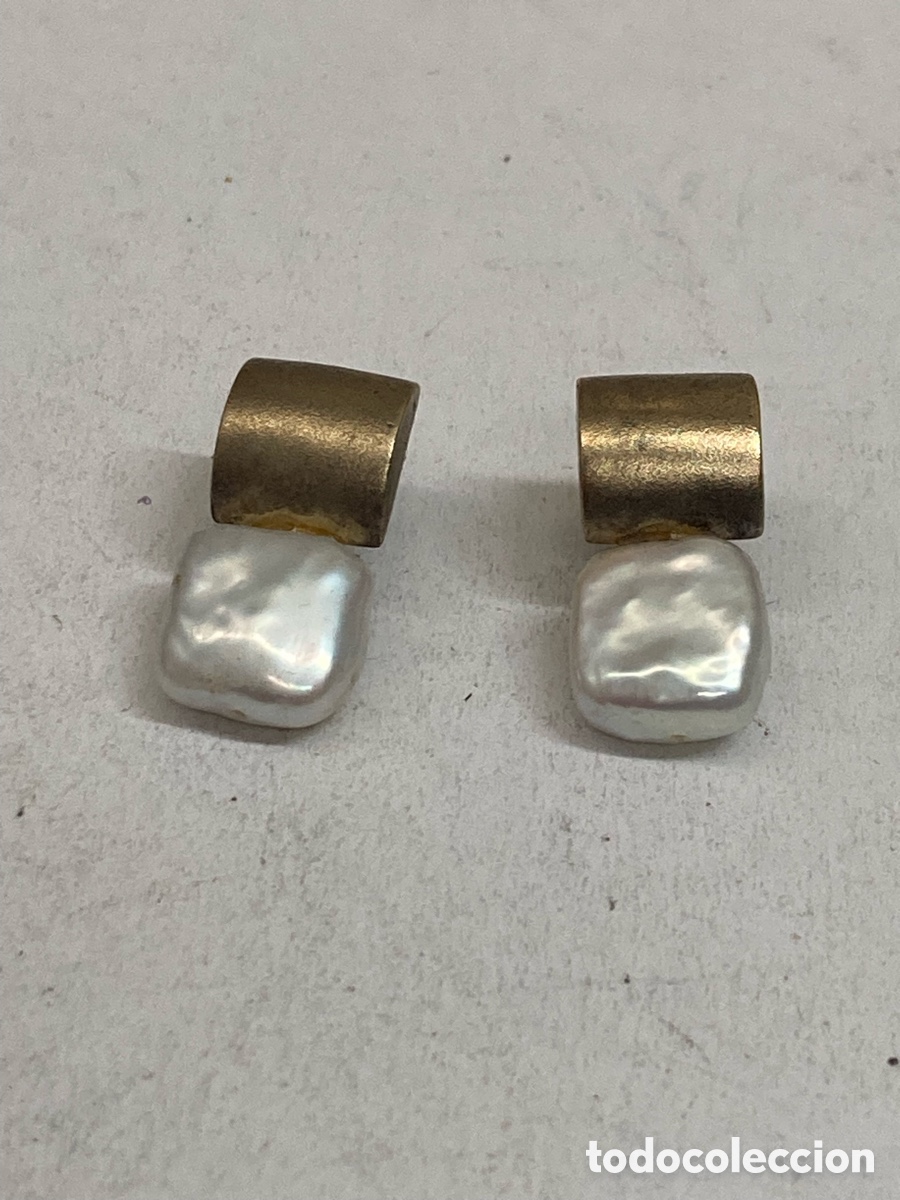 Joyeria: Pendientes de plata perla P459