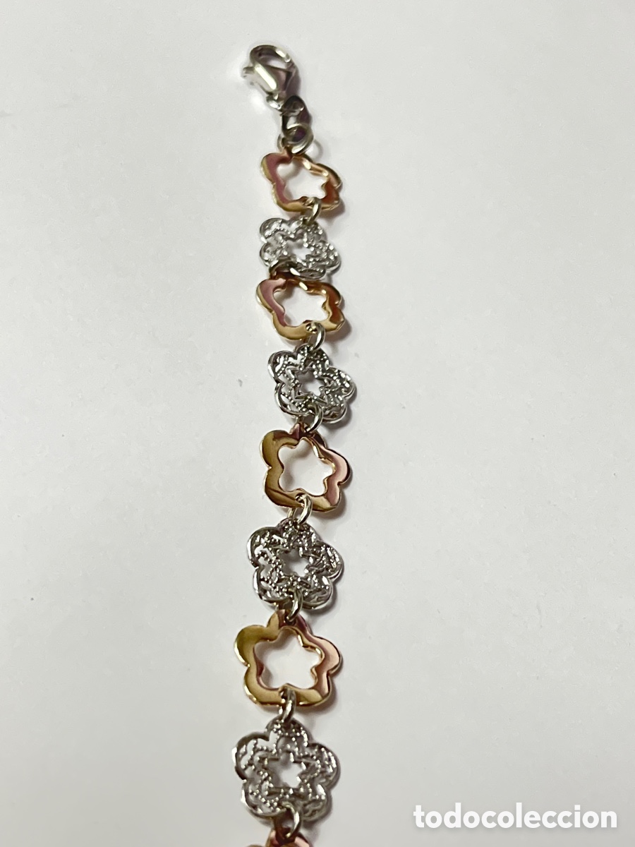 Joyeria: Pulsera de plata bicolor / Pul308 - Foto 3