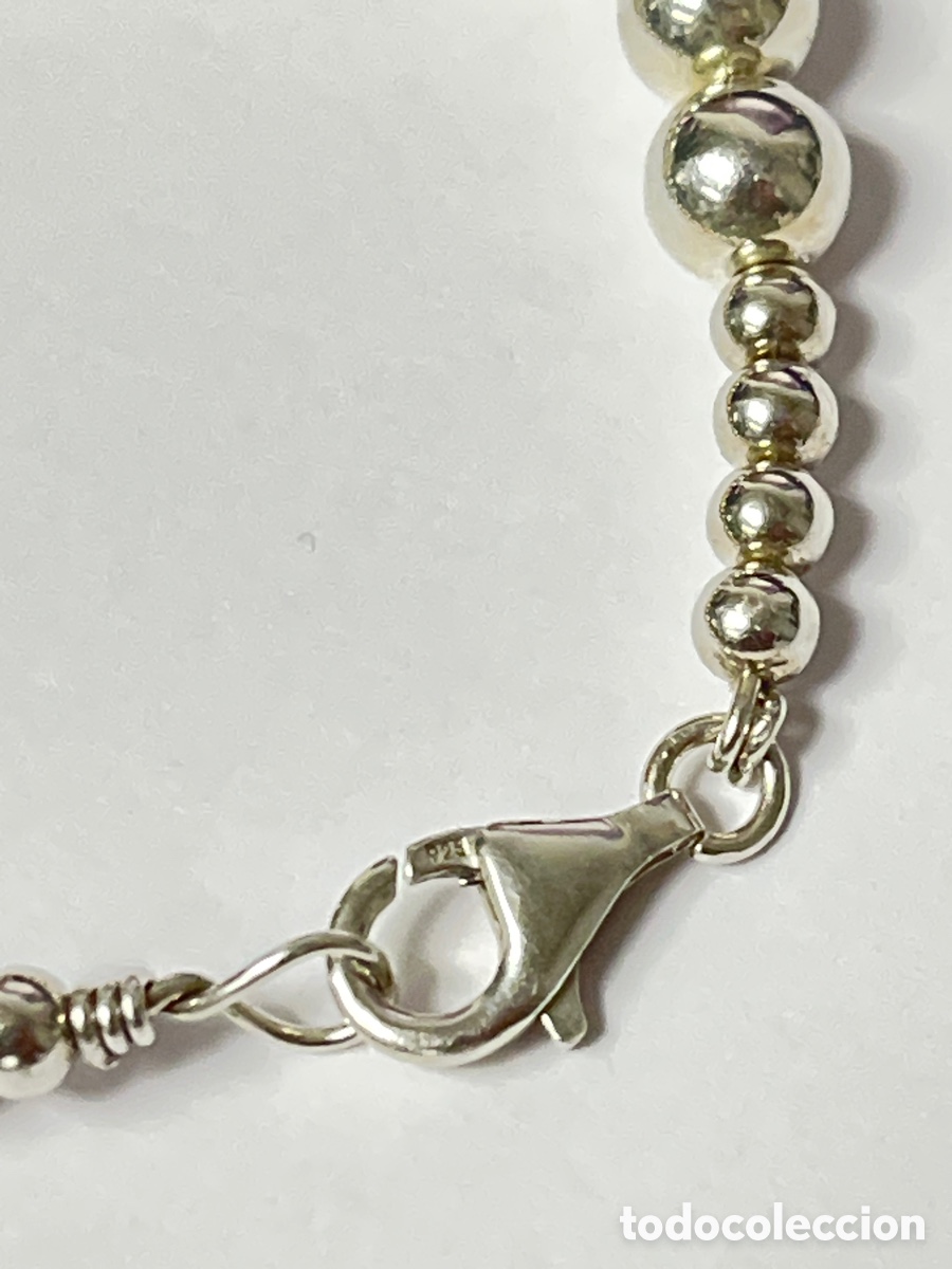 Joyeria: Pulsera de plata y centro bola de nacar /Pul308 - Foto 2
