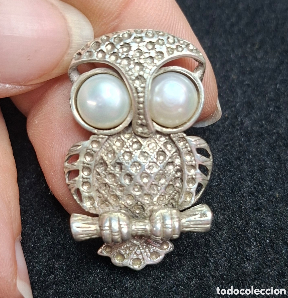 Joyeria: Broche B&uacute;ho Plata 925 y Perlas