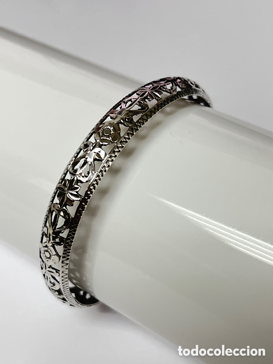 Joyeria: Pulsera r&iacute;gida de plata /Pul306 - Foto 5