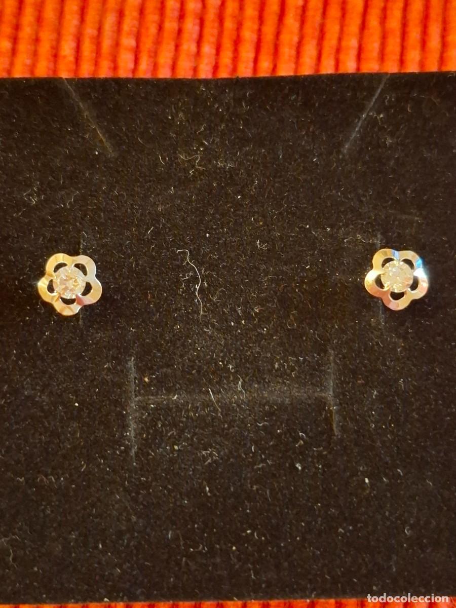 Joyeria: PENDIENTES BEBE ORO BLANCO 18 QUILATES