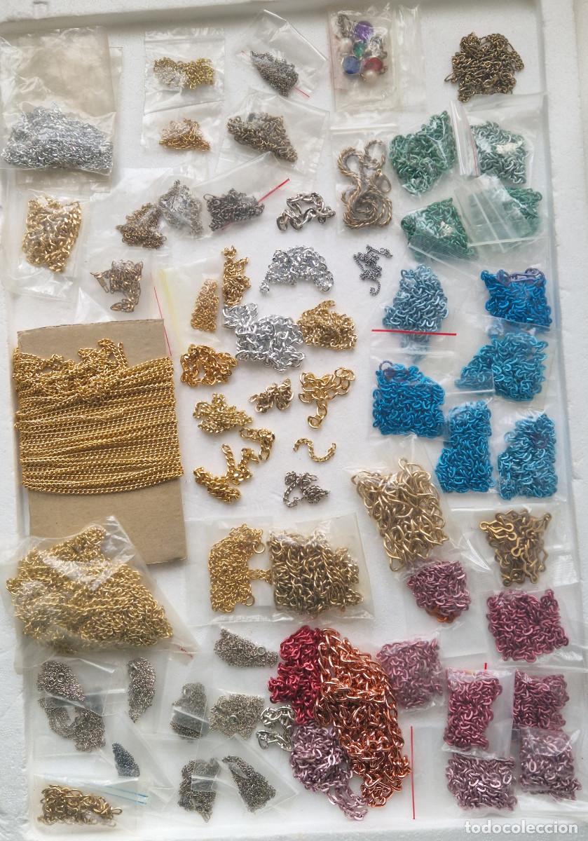 Joyeria: LOTE CADENAS VARIADAS BISUTERIA. VER FOTOS. PARA MONTAJES DE BISUTERIA.