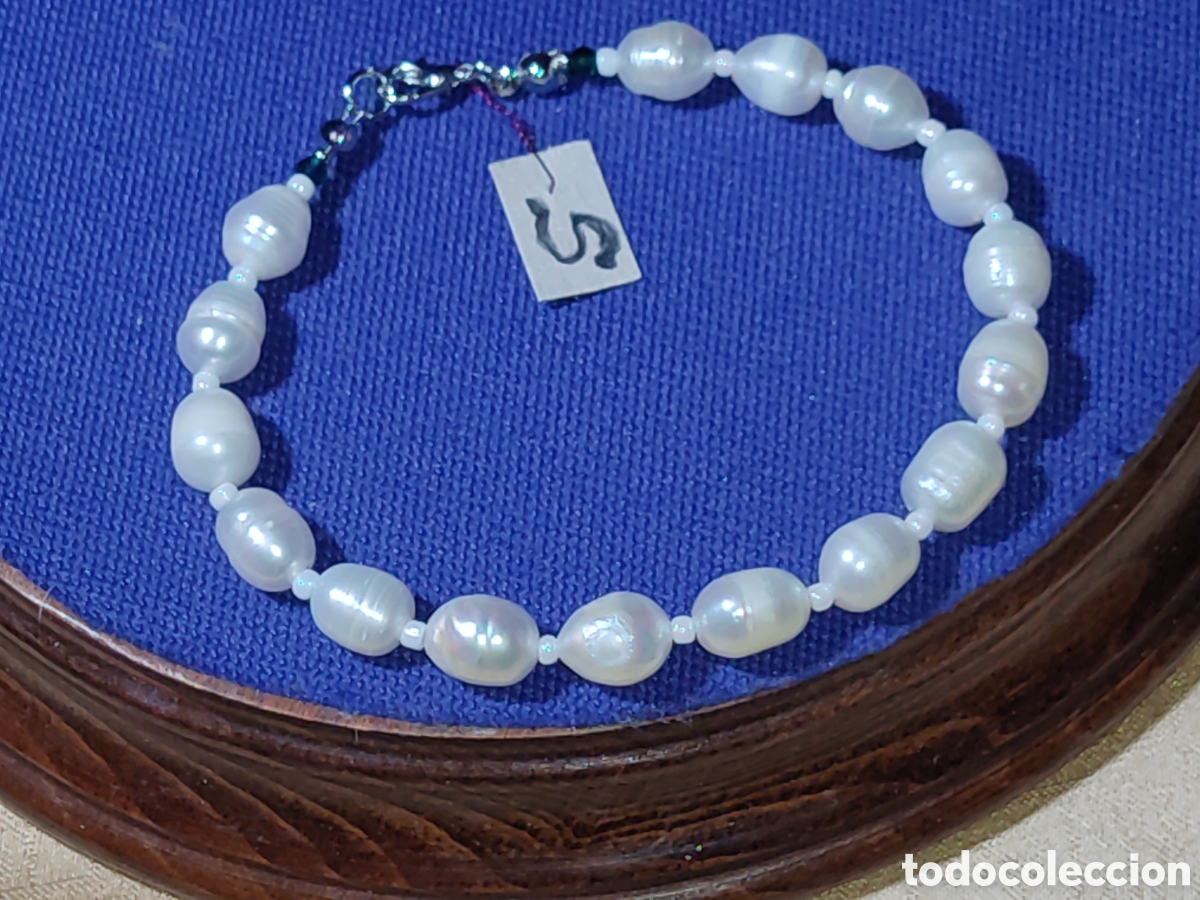 Joyeria: Pulsera de perlas barrocas.Vintage.Nueva.*S*