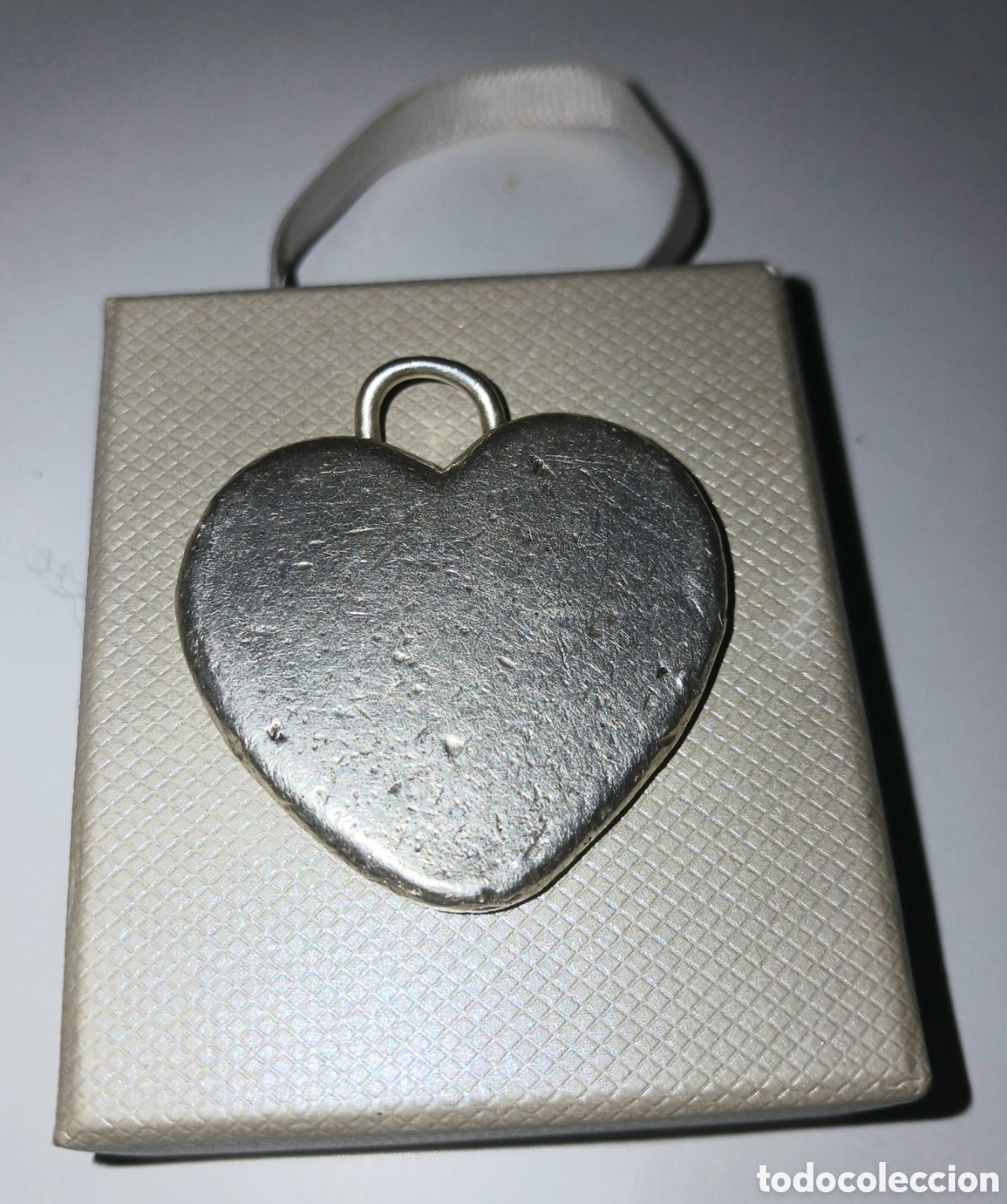 Joyeria: Gran Colgante Coraz&oacute;n de Plata Maciza - 42,20 Gramos - Artesanal