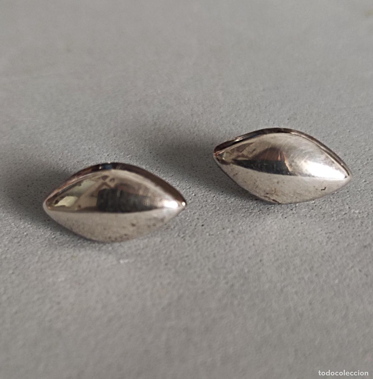 Joyeria: Pendientes de plata de ley, contrastada, cierre de presi&oacute;n. - Foto 4