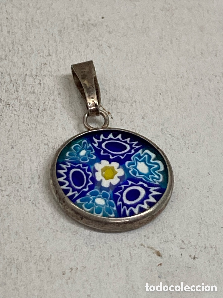 Joyeria: Colgante y cristal de murano S460