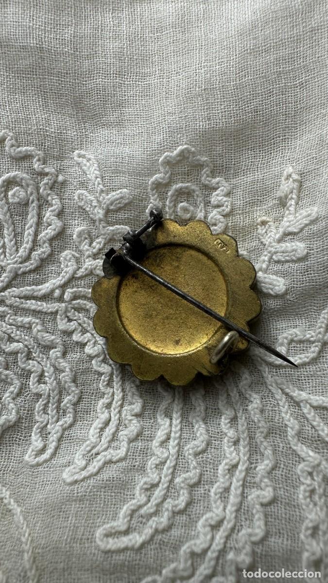 Joyeria: Antiguo broche de micro mosaico - Foto 3