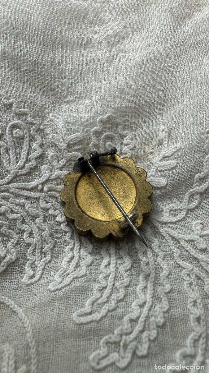 Joyeria: Antiguo broche de micro mosaico - Foto 4