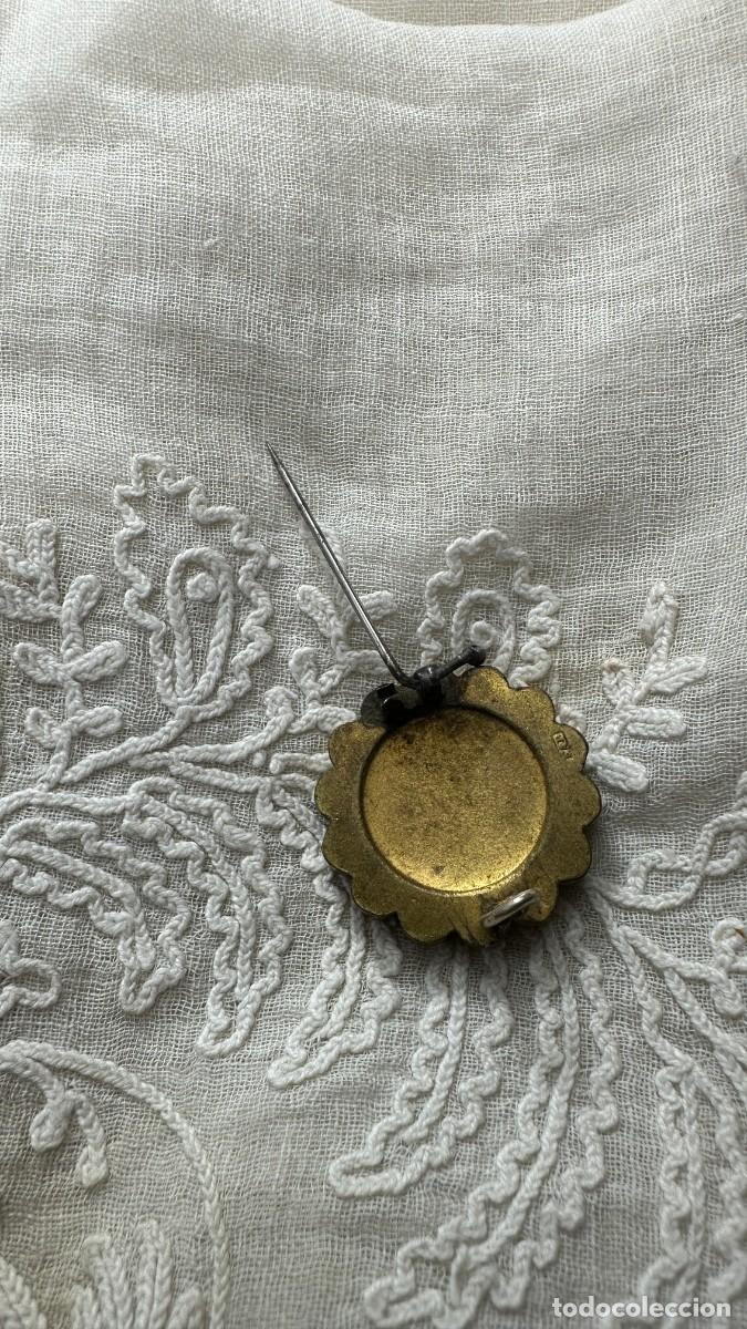 Joyeria: Antiguo broche de micro mosaico - Foto 5