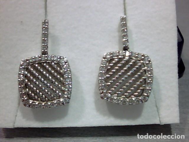 Joyeria: pendientes en oro18 kts y diamantes