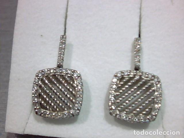 Joyeria: pendientes en oro18 kts y diamantes - Foto 3