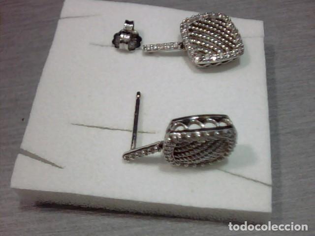 Joyeria: pendientes en oro18 kts y diamantes - Foto 4