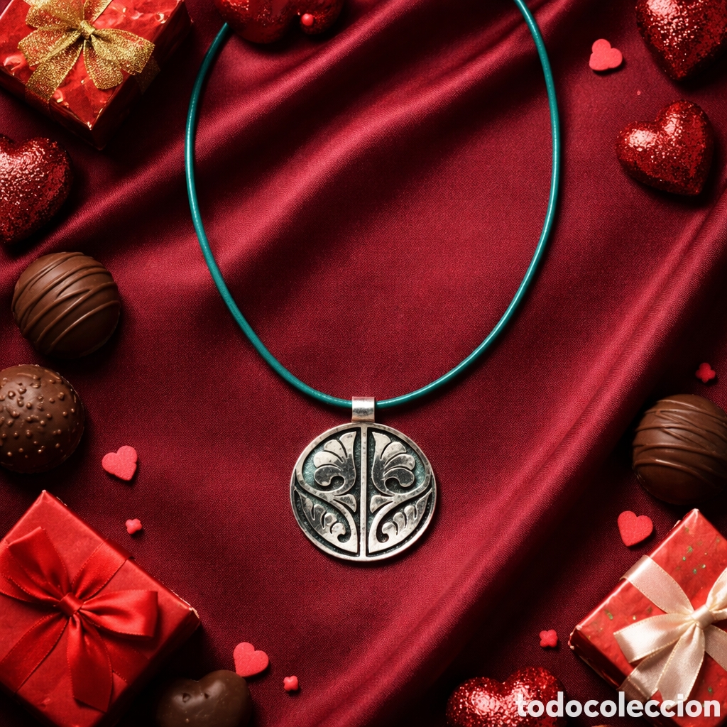 Joyeria: PRECIOSO COLGANTE ELABORADO EN PLATA Y ESMALTE CON UN CORD&Oacute;N DE COLOR VERDE BELLAS ARTES SEVILLA