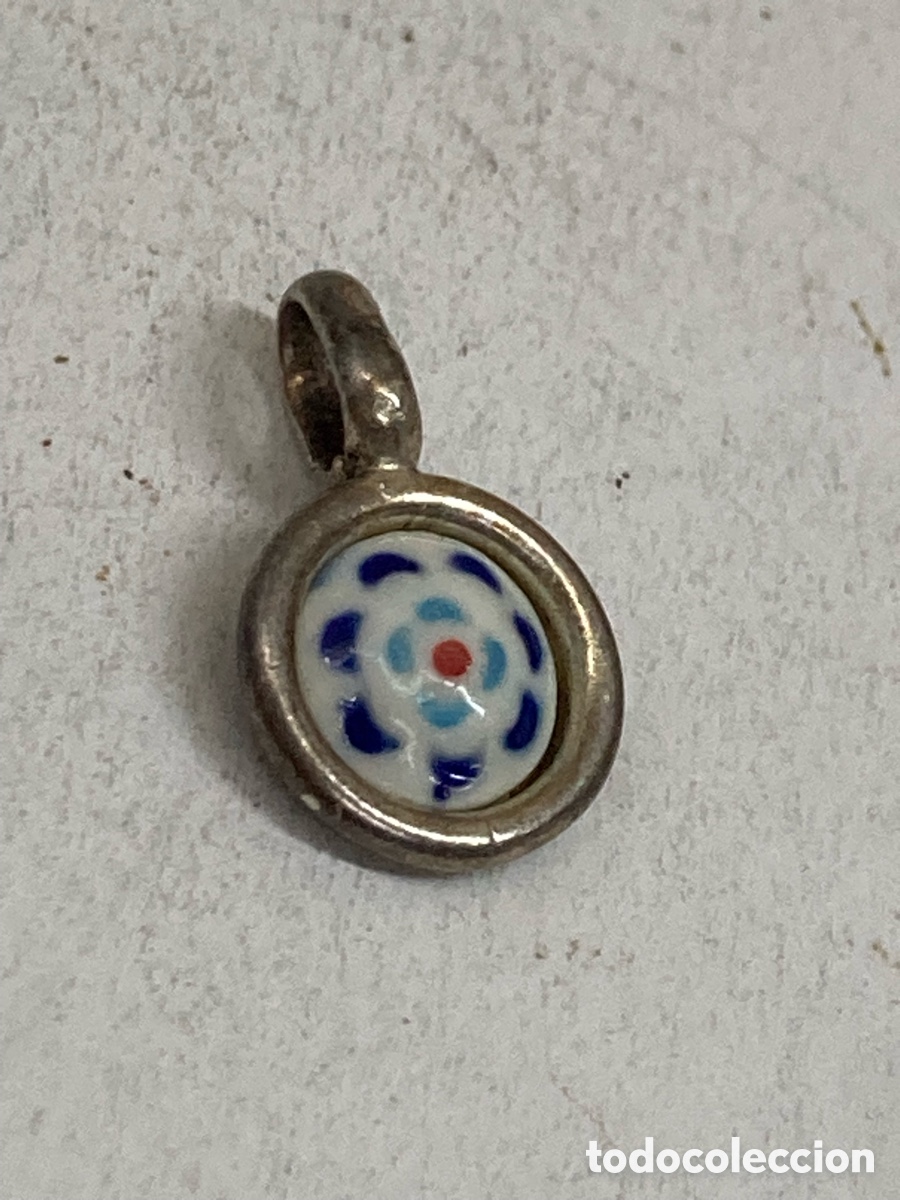 Gioielleria: Colgante de plata y porcelana C580