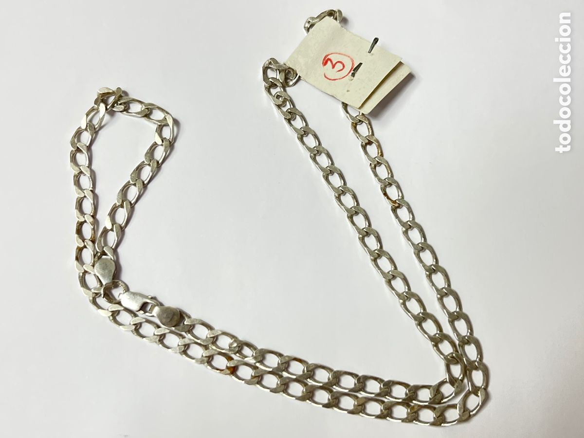 Joyeria: Cadena BARBADA de plata de caballero - 53cm/ CA18