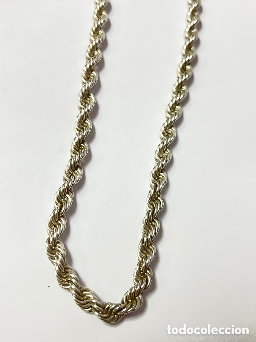 Joyeria: CADENA TIPO CORDON DE PLATA -80cm/ CA18-1 - Foto 2