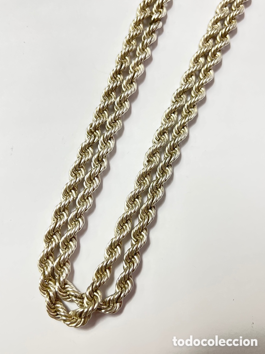 Joyeria: CADENA TIPO CORDON DE PLATA -80cm/ CA18-1 - Foto 3