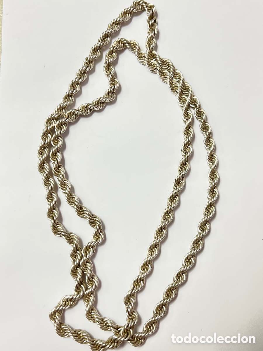 Joyeria: CADENA TIPO CORDON DE PLATA -80cm/ CA18-1