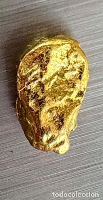 Joyeria: Pepita de oro 0.16 g Oro Natural