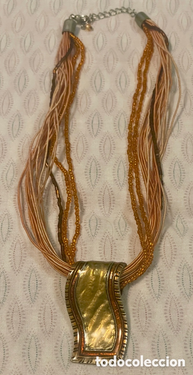 Joyeria: Collar Multihilo Artesanal - Estilo Boho Chic / Vintage