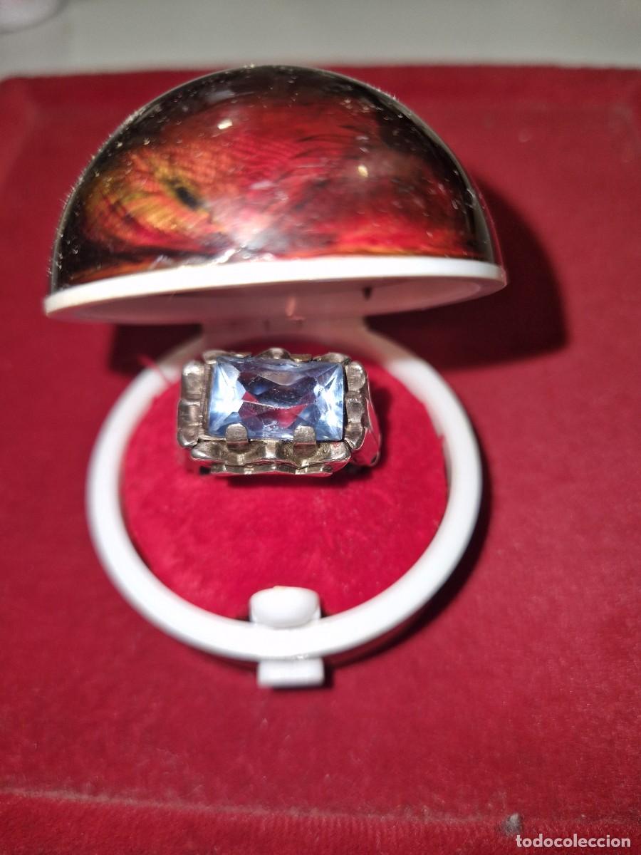 Joyeria: Anillo de plata a&ntilde;os 60, buena medida grande.