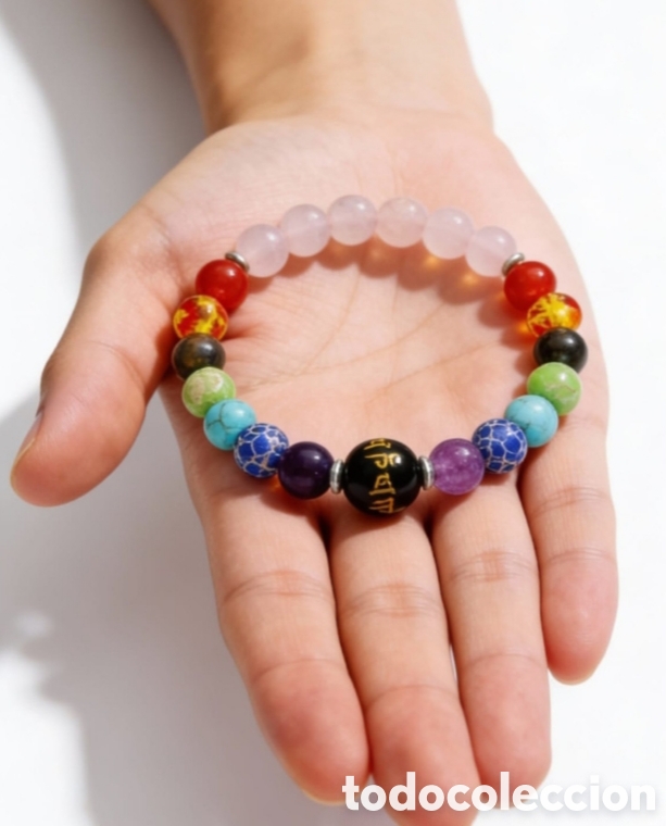 Joyeria: Pulsera chakras piedra natural - Foto 3