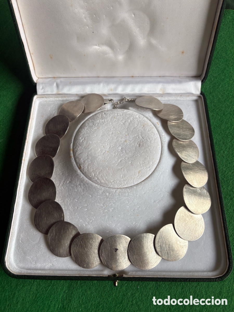 Joyeria: 94 gramos de plata maciza, collar plata 925 contrastado (A20)
