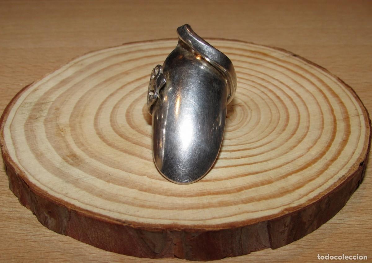 Joyeria: Anillo sortija realizado con una cuchara antigua