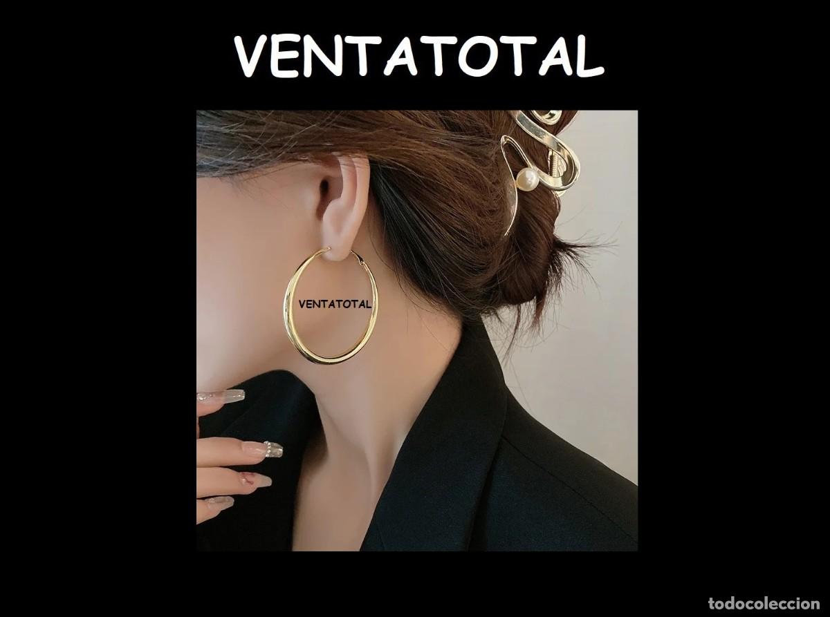 Joyeria: LUJO PENDIENTES ARO CANDONGAS SON DE OROAMARILLO DE 22 KILATS LAMINADO PESAN LOS DOS 12 GRA
