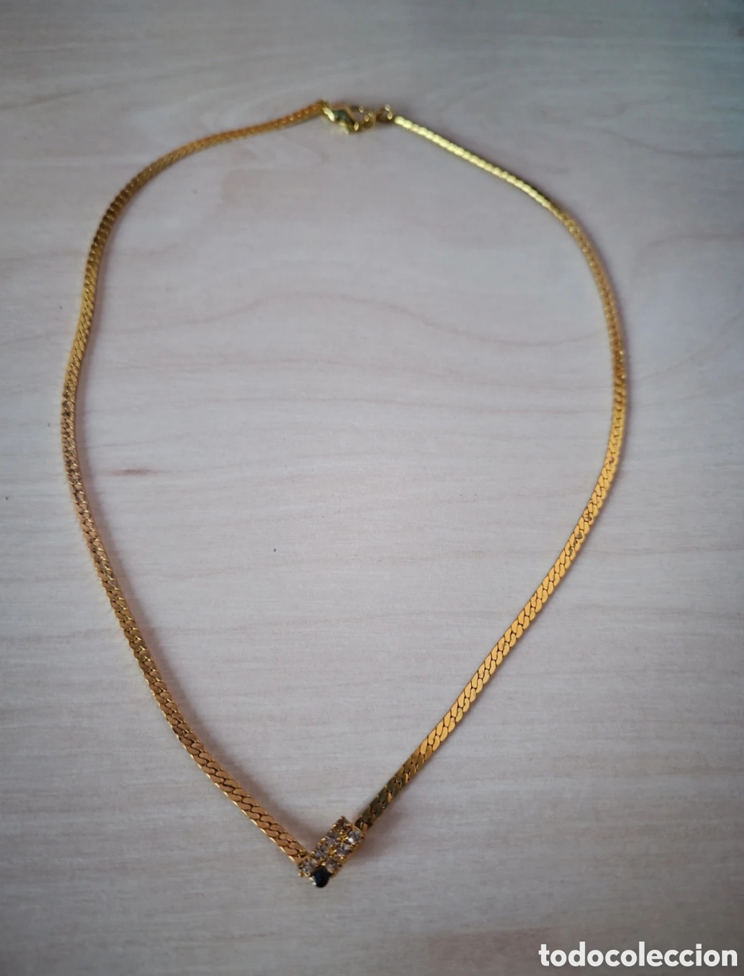 Joyeria: Cadena de oro con un colgante de circonitas - Foto 2
