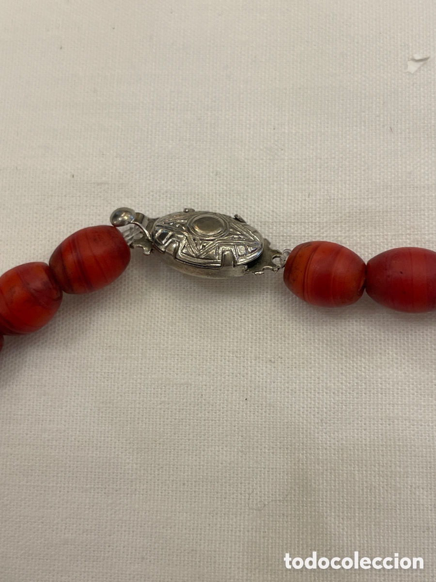 Joyeria: Collar coral con broche bisuter&iacute;a - Foto 2
