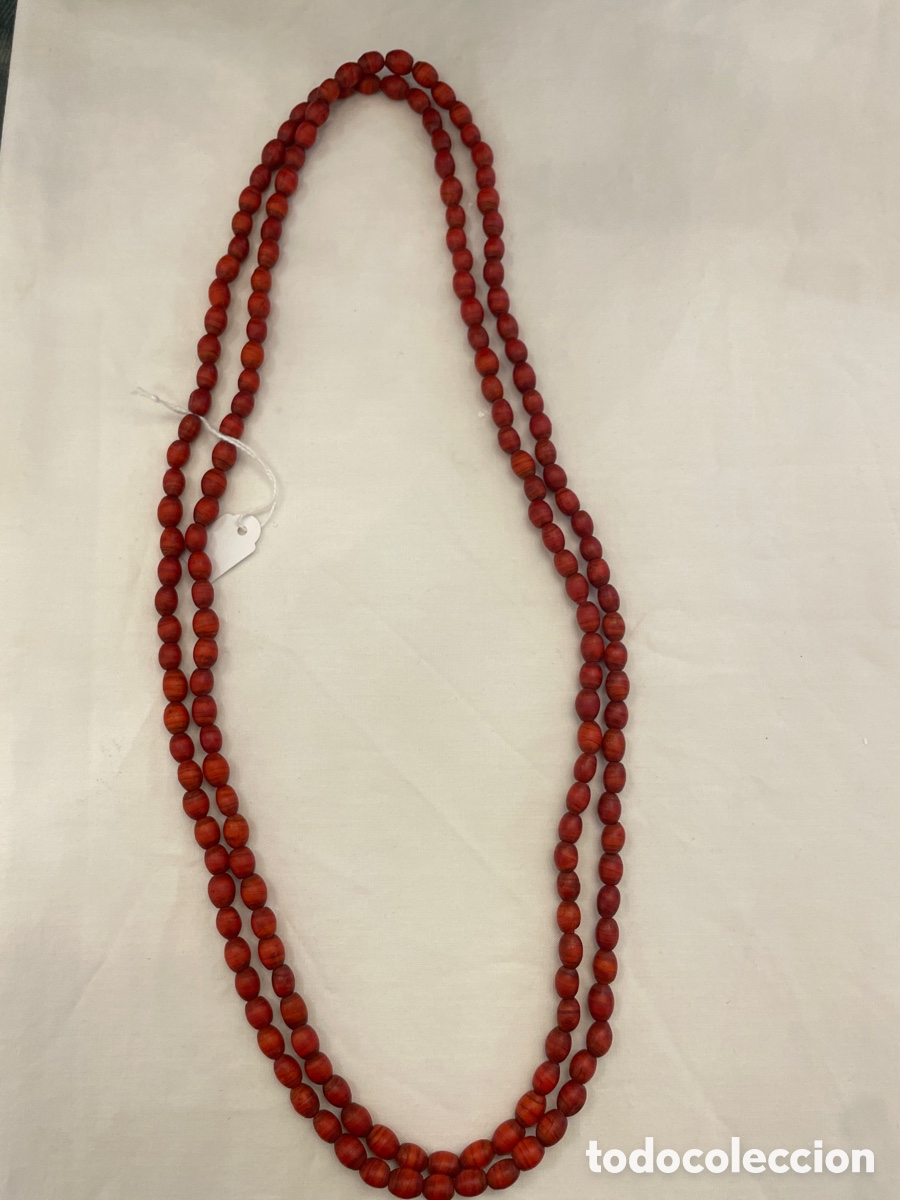 Joyeria: Collar coral siglo XX
