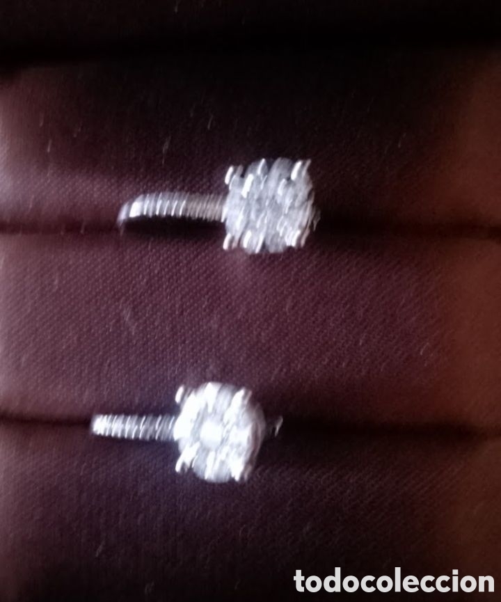 Joyeria: Pendientes de diamantes y oro blanco