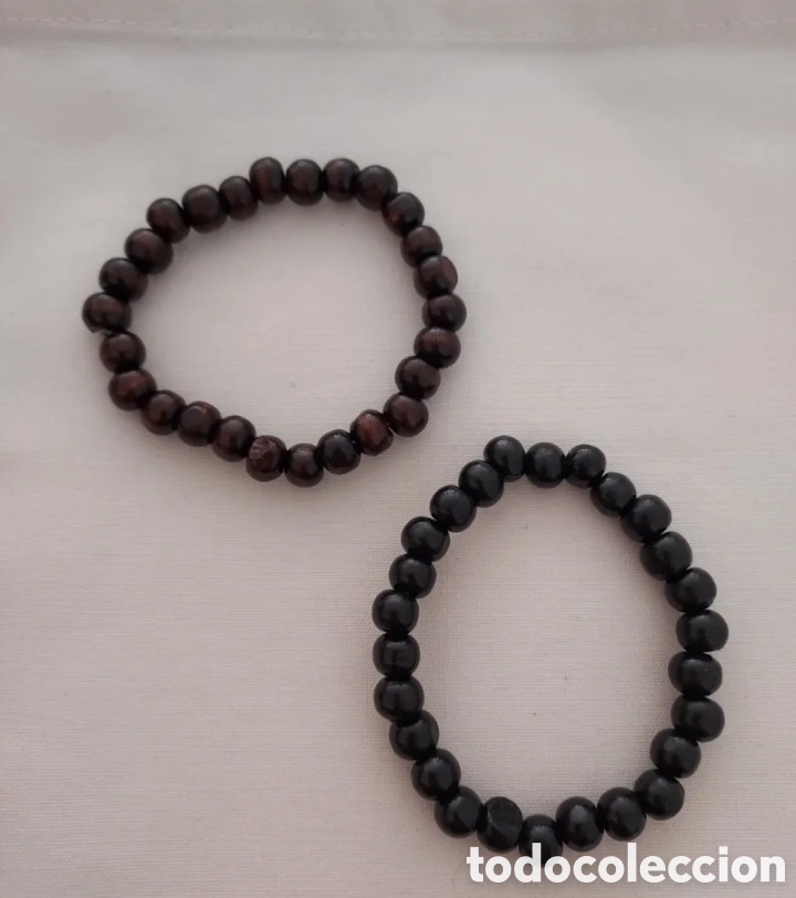 Joyeria: 4 Pulseras Unisex - Negro y Marr&oacute;n - Foto 2