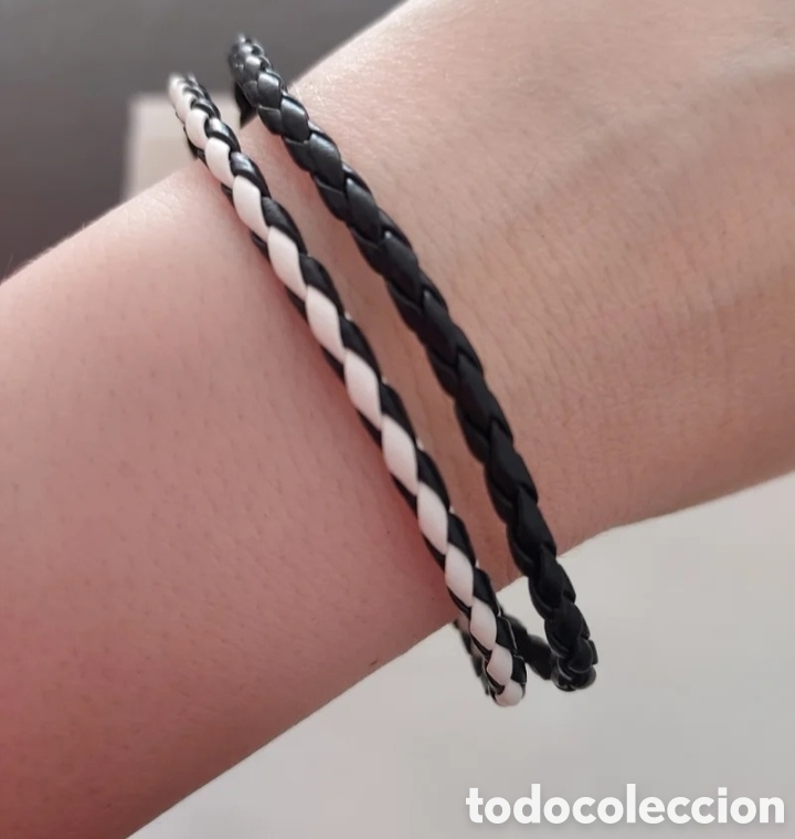 Joyeria: 4 Pulseras Unisex - Negro y Marr&oacute;n - Foto 8