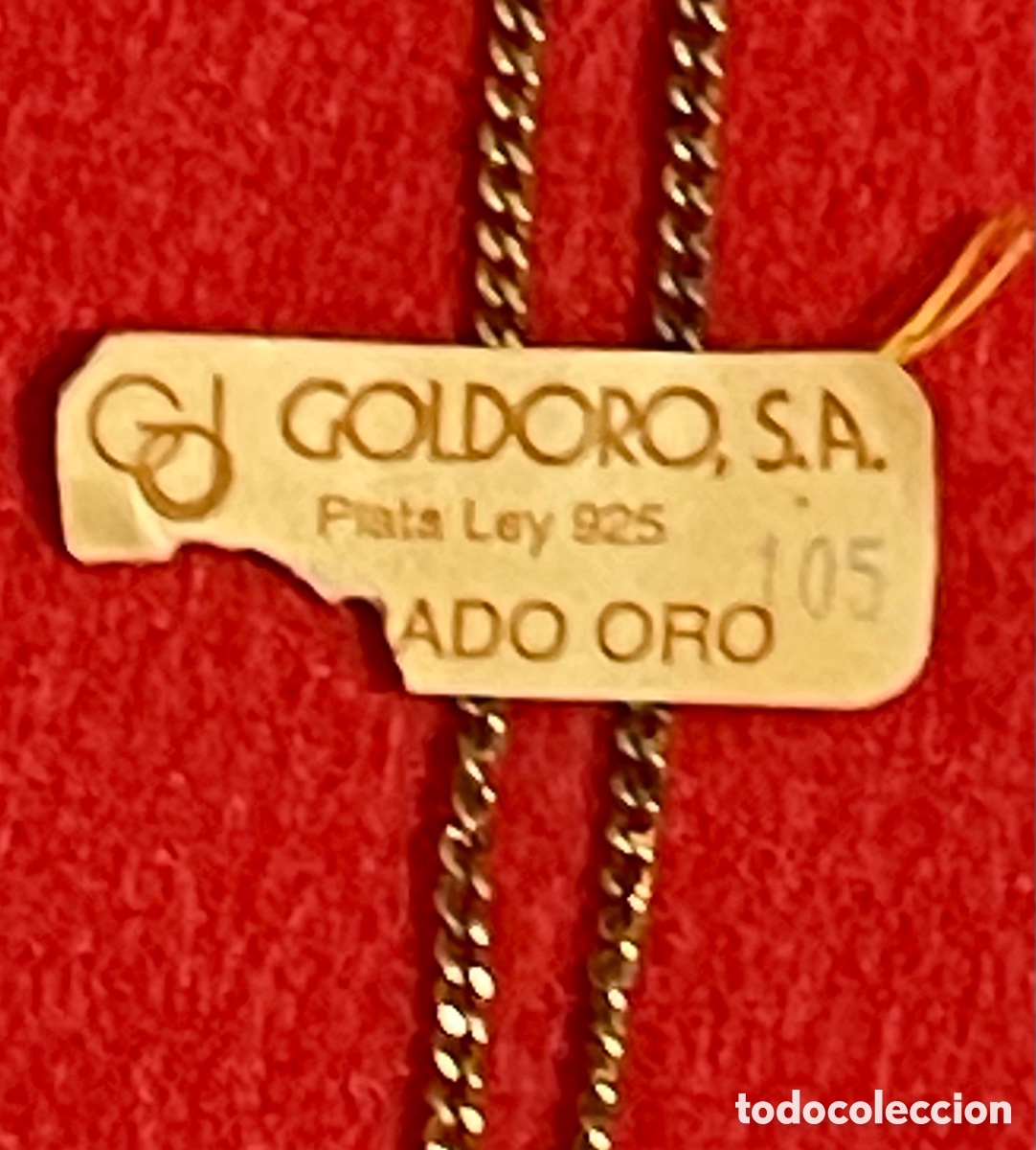 Joyeria: Bonita Cadena, en plata de ley chapada en oro.