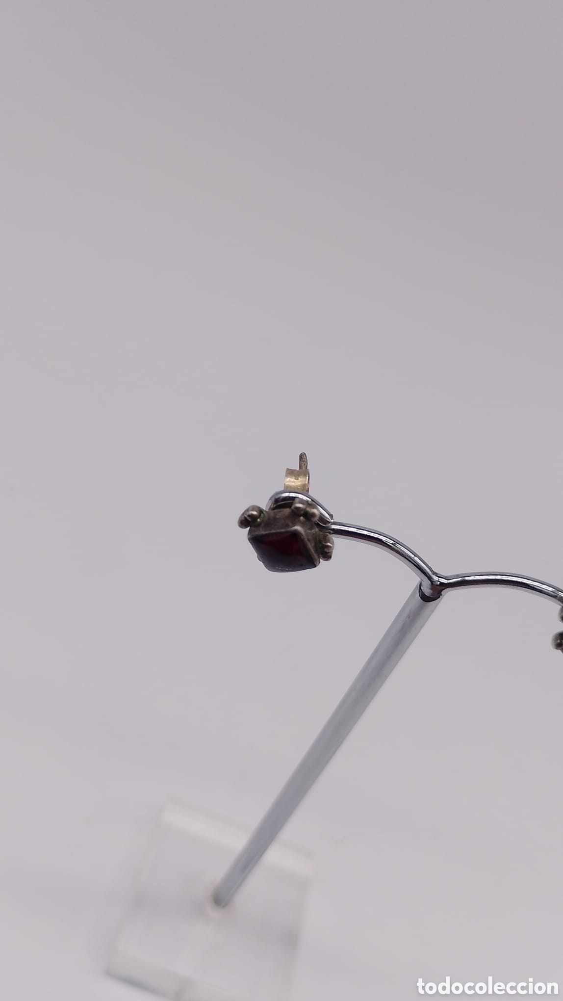 Joyeria: Pendientes plata y granate. - Foto 4