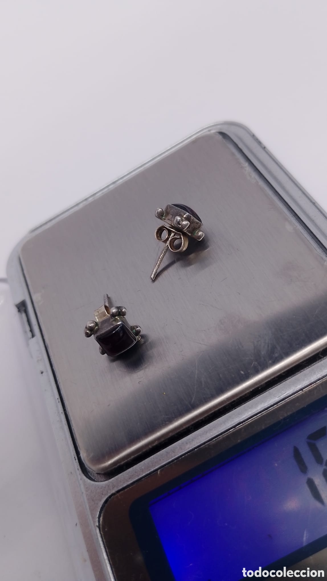 Joyeria: Pendientes plata y granate. - Foto 6