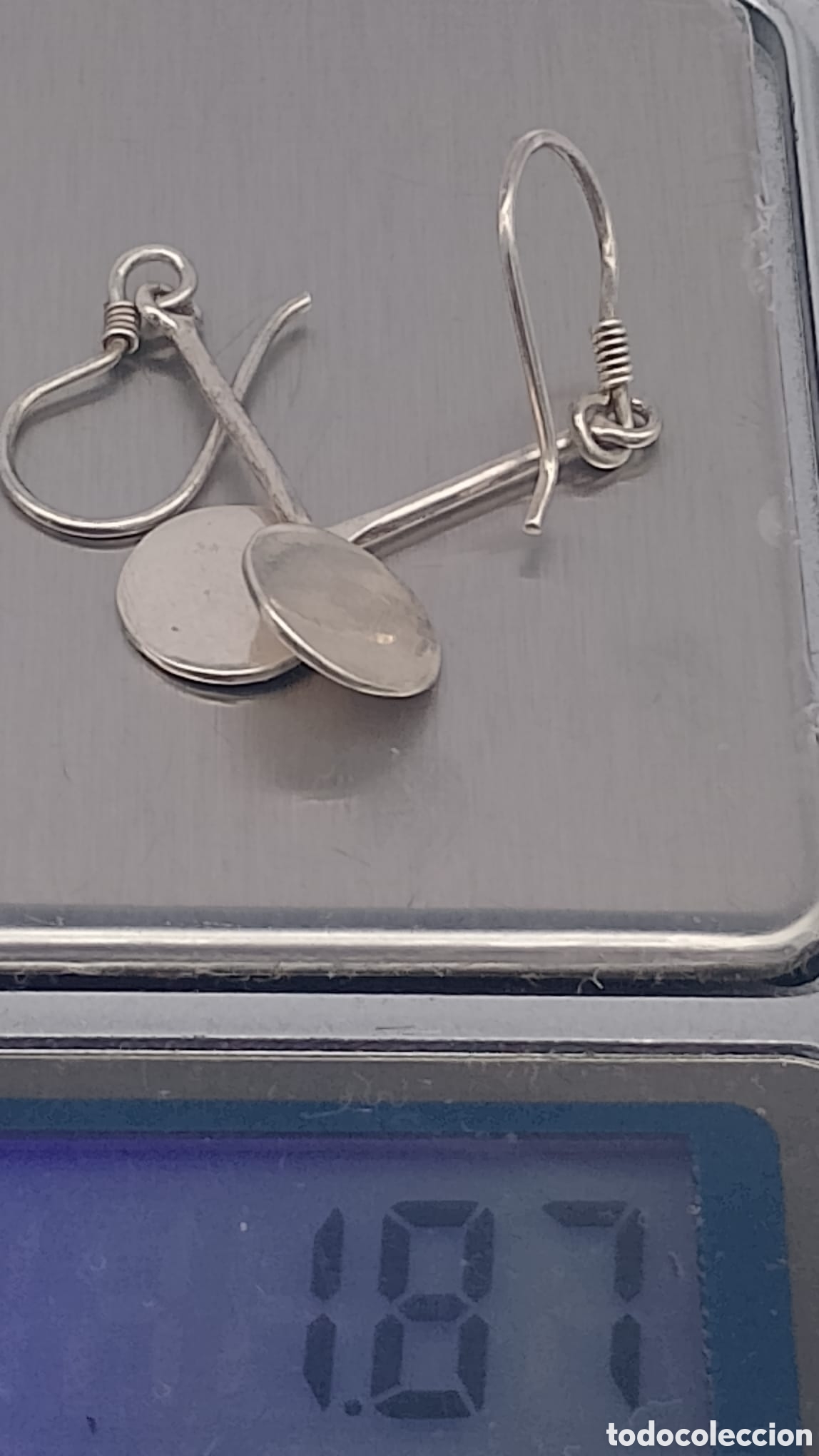 Joyeria: Pendientes plata paletas. - Foto 3
