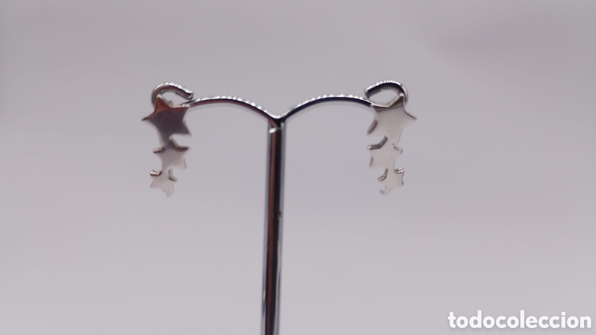 Joyeria: Pendientes estrellas plata - Foto 2