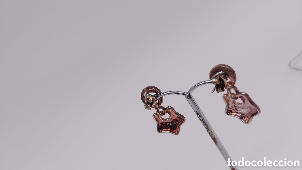 Joyeria: Pendientes plata estrella y circulo - Foto 3