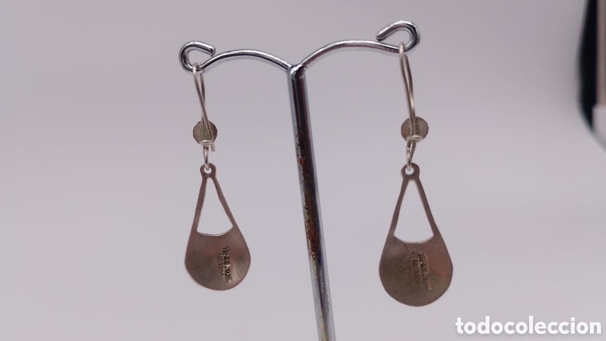 Joyeria: Pendientes plata y esmalte - Foto 5
