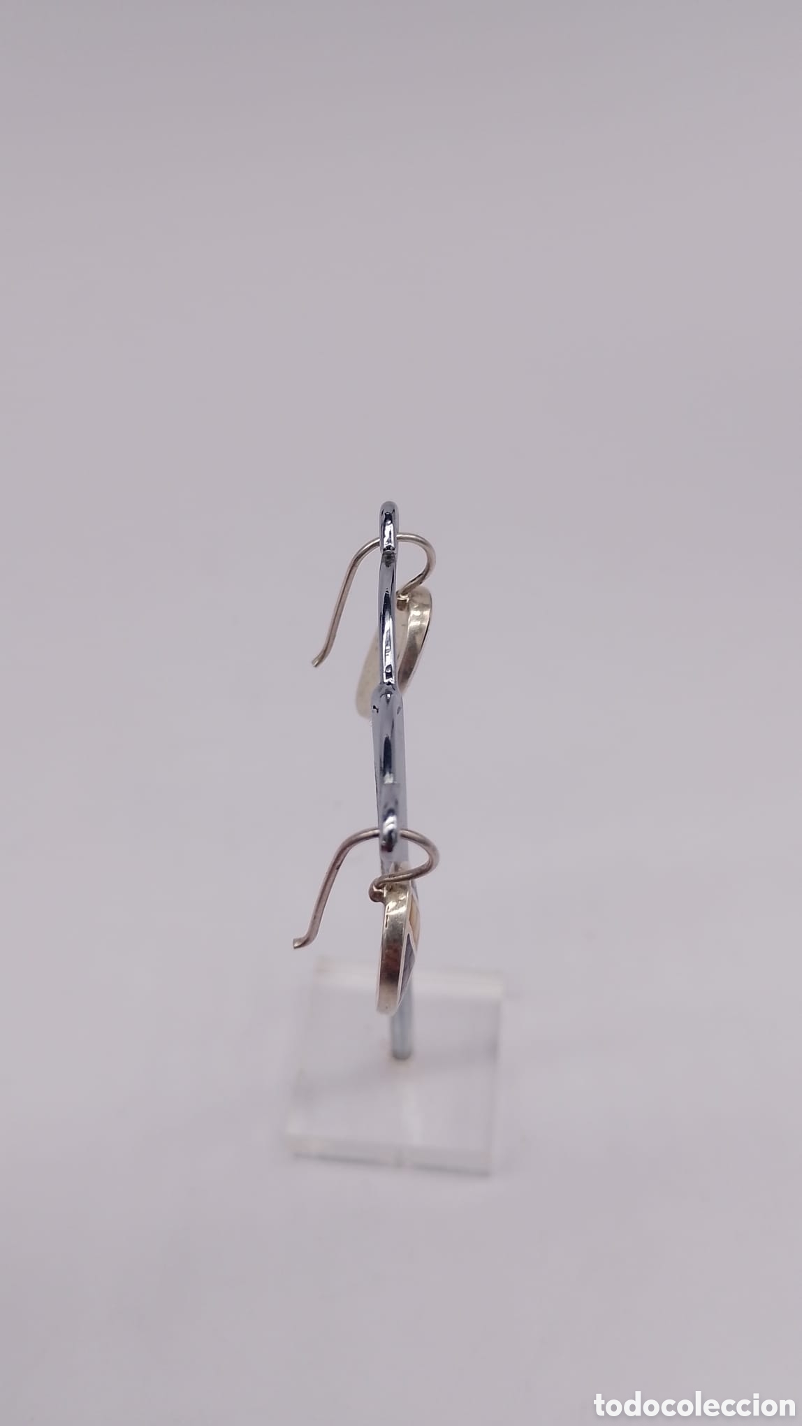 Joyeria: Pendientes plata y teselas de nacar - Foto 5