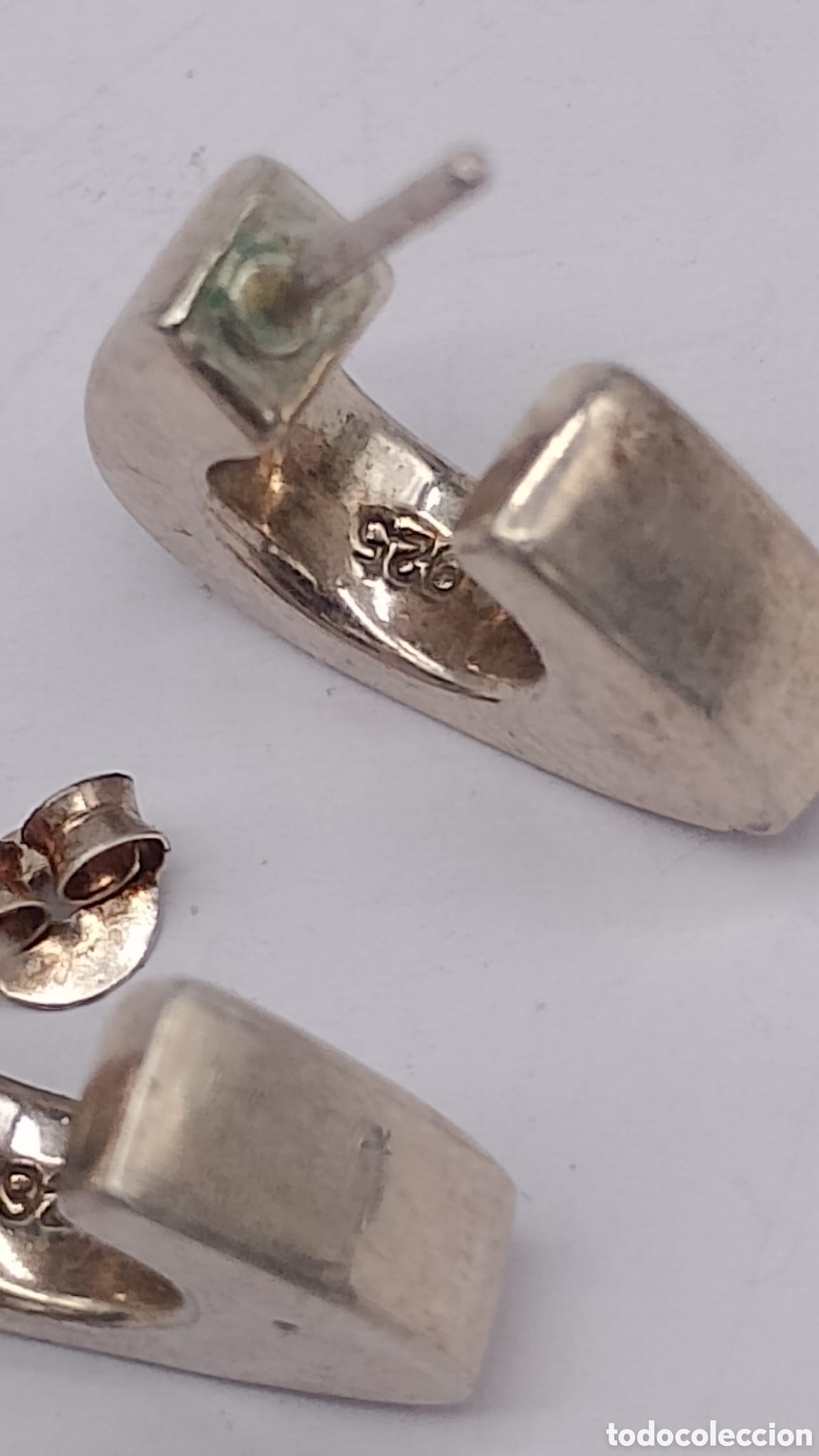 Joyeria: Pendientes plata tri&aacute;ngulo - Foto 4